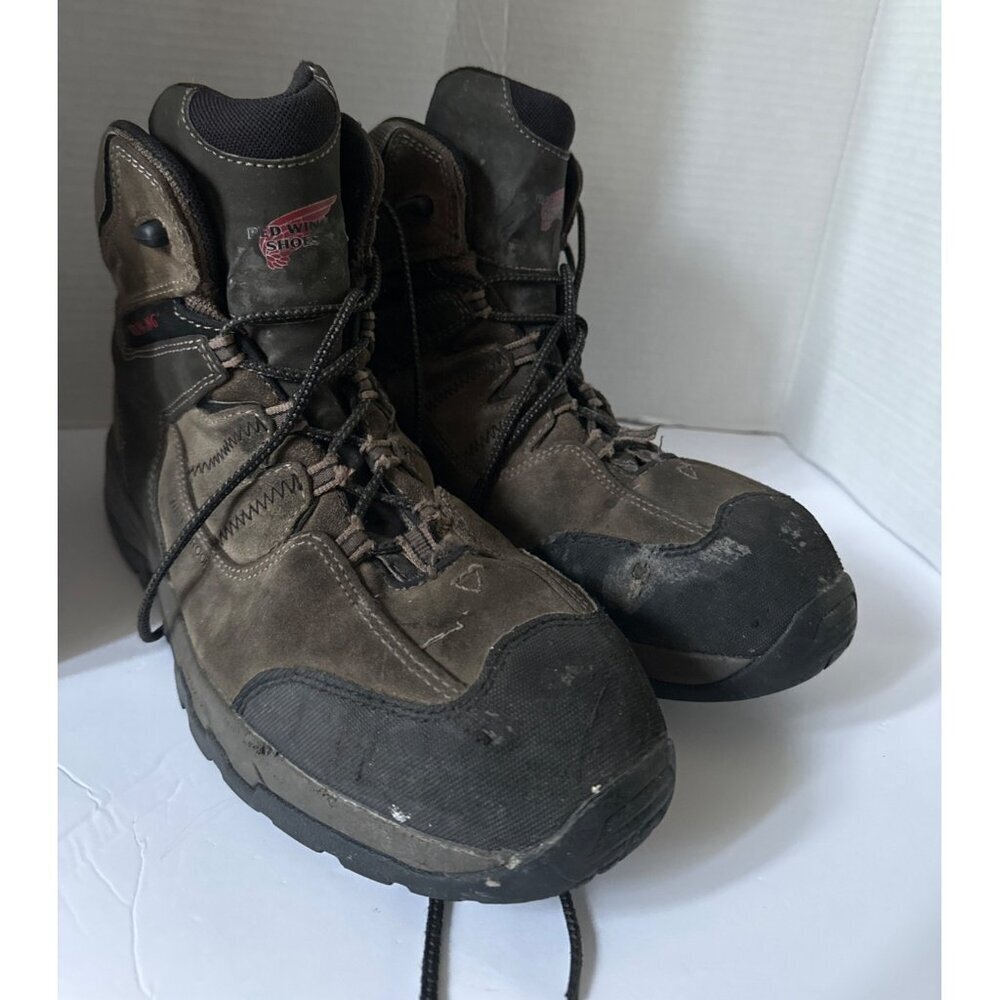 Red Wing Shoes Men’s Size 13 Waterproof Utility Hiking Boots Workwear Rugged - Picture 3 of 9